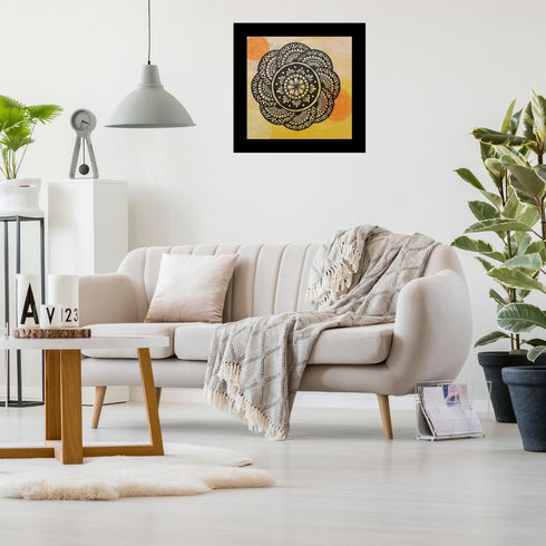 Mandala art for desk - Wheel