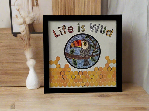 Vaagmi Worded Art wall frame wildlife