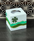 Tea-light holder wooden handpainted Cube