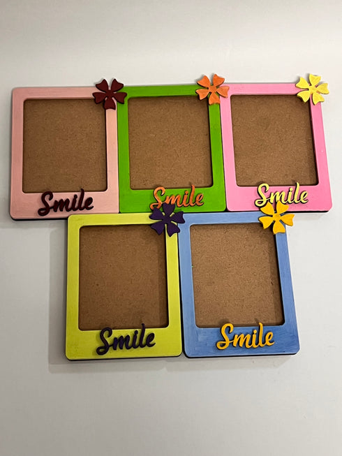 Photo frame with magnet handpainted wooden elegant style