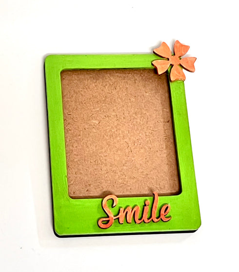 Photo frame with magnet handpainted wooden elegant style