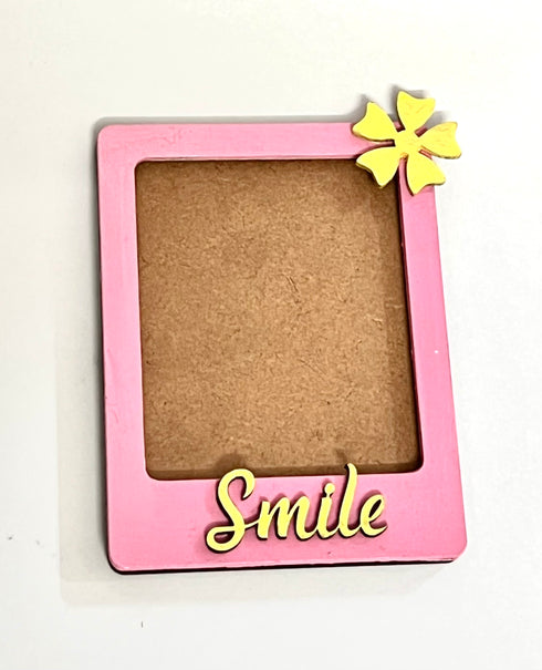 Photo frame with magnet handpainted wooden elegant style