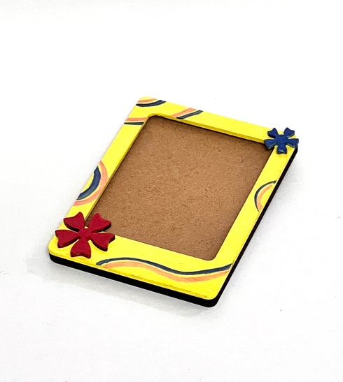 Photo frame with magnet handpainted wooden Trendy