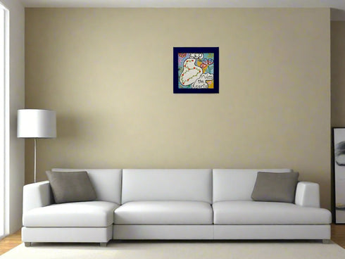 Vaagmi Worded Art wall frame leo sunsign