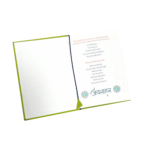 A5 Handbound Journal with Bookstring - Bright Green