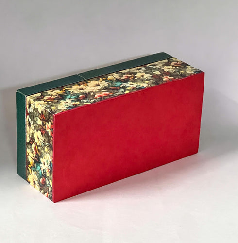 Jewellery / Trinket / Knick-knack box (long) wooden handmade Japanese design