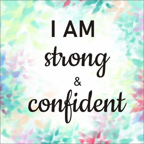 Positivity Magnet (coloured leaves background)