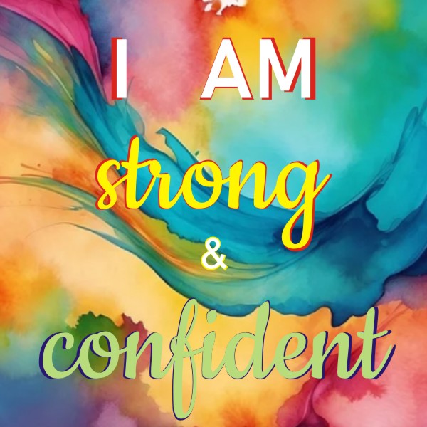 Positivity Magnet (colour spalsh background)