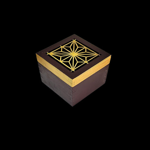 Jewellery / Trinket / Knick-knack box wooden handmade Japanese design