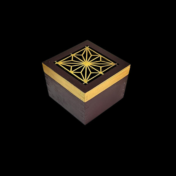 Jewellery / Trinket / Knick-knack box wooden handmade Japanese design