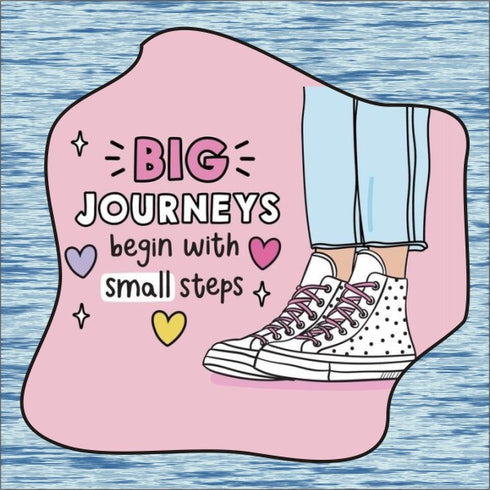 Positivity Magnet (thoughts and quips) Blue