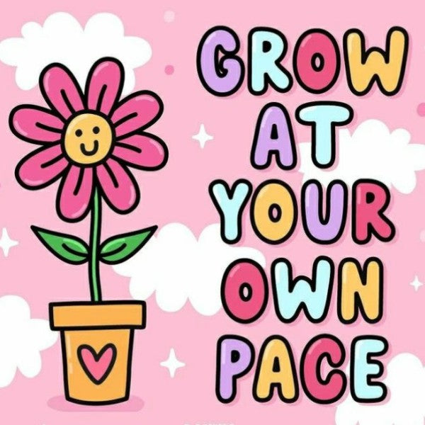 Positivity Magnet (thoughts and quips) Pink