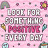 Positivity Magnet (thoughts and quips) Pink