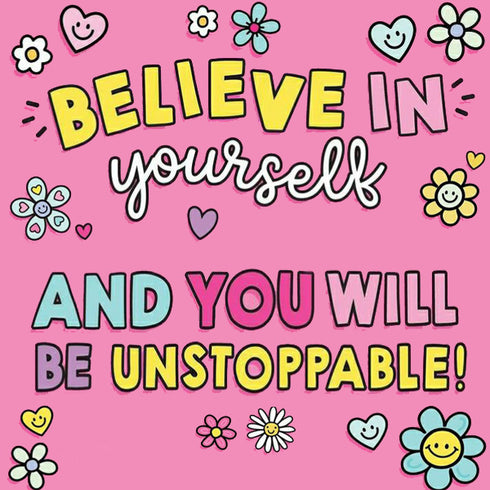 Positivity Magnet (thoughts and quips) Pink