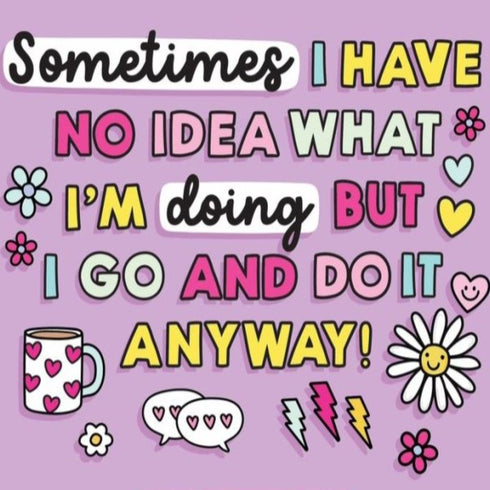 Positivity Magnet (thoughts and quips) Purple