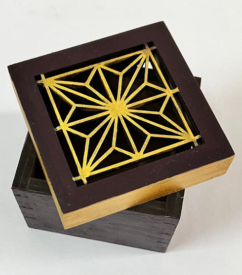 Jewellery / Trinket / Knick-knack box wooden handmade Japanese design